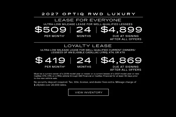 2027 Optiq RWD Luxury